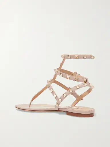 Valentino Garavani Rockstud Leather Sandals | Thumbnail 3 Valentino Garavani Rockstud Leather Sandals | Thumbnail 3