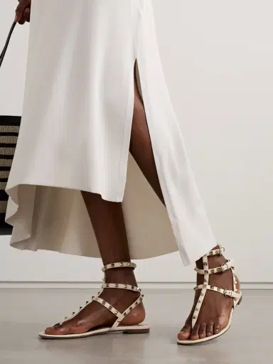 Valentino Garavani The Rockstud Leather Sandals | Thumbnail 2
