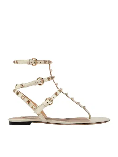 Valentino Garavani The Rockstud Leather Sandals | Thumbnail 1