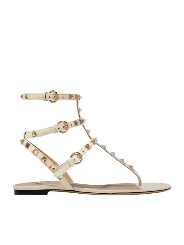 The Rockstud Leather Sandals