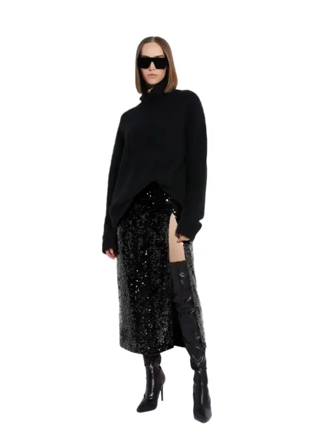 LAPOINTE Cashmere Silk Turtleneck