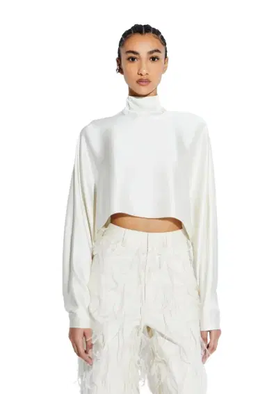 Lapointe Satin Caftan Top | Thumbnail 1