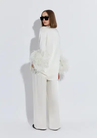 LAPOINTE Satin Relaxed Pant | Thumbnail 2