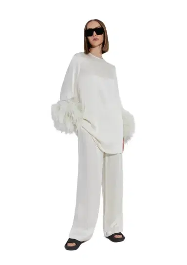 LAPOINTE Satin Relaxed Pant | Thumbnail 1
