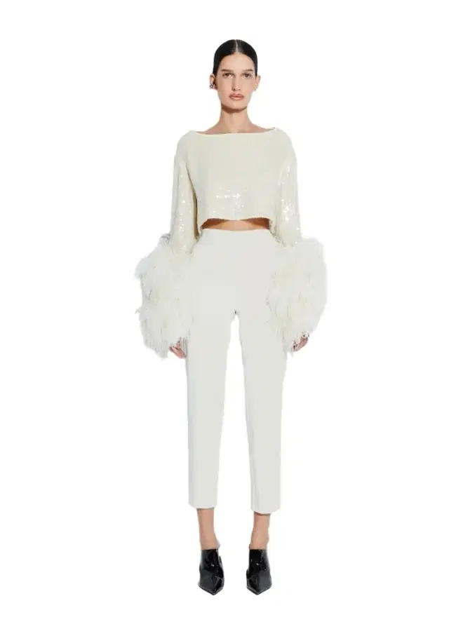 LAPOINTE Scuba Fitted Cropped Pant