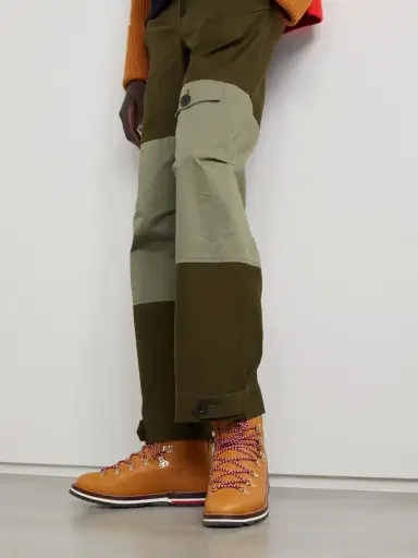 Moncler Blanche Shearling-lined Leather Ankle Boots | Thumbnail 2