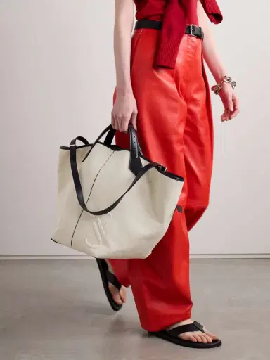 Proenza Schouler Ps1 Xl Leather-trimmed Canvas Tote | Thumbnail 2 Proenza Schouler Ps1 Xl Leather-trimmed Canvas Tote | Thumbnail 2
