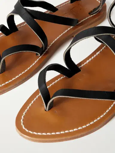 K Jacques St Tropez Epicure Leather Sandals | Thumbnail 4