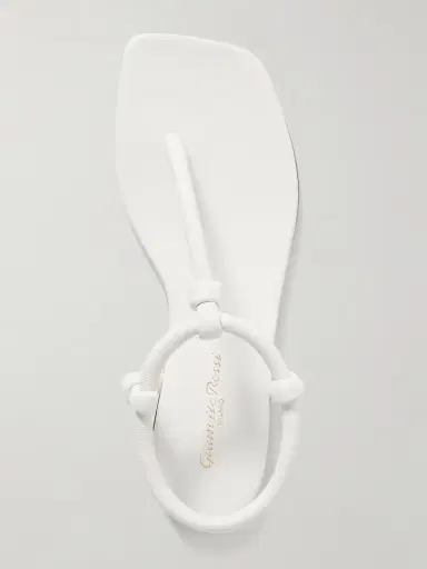 Gianvito Rossi Juno Thong Knotted Leather Sandals | Thumbnail 5