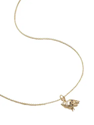 Sydney Evan Hermit Crab 14-karat Gold Diamond Necklace | Thumbnail 1 Sydney Evan Hermit Crab 14-karat Gold Diamond Necklace | Thumbnail 1