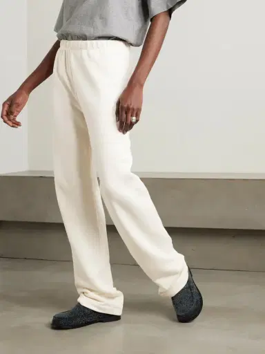 ÉTERNE Cotton And Modal-blend Jersey Straight-leg Sweatpants | Thumbnail 3