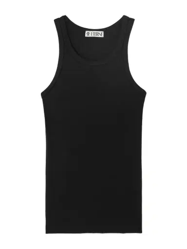 ÉTERNE Ribbed Stretch-jersey Tank | Thumbnail 1 ÉTERNE Ribbed Stretch-jersey Tank | Thumbnail 1