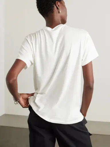 ÉTERNE Boyfriend Cotton And Modal-blend Jersey T-shirt | Thumbnail 3 ÉTERNE Boyfriend Cotton And Modal-blend Jersey T-shirt | Thumbnail 3