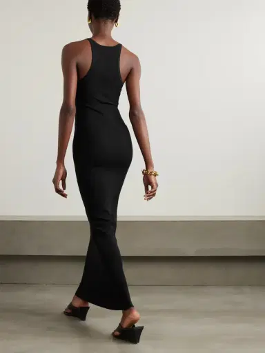 ÉTERNE Tank Ribbed Stretch-jersey Maxi Dress | Thumbnail 3 ÉTERNE Tank Ribbed Stretch-jersey Maxi Dress | Thumbnail 3