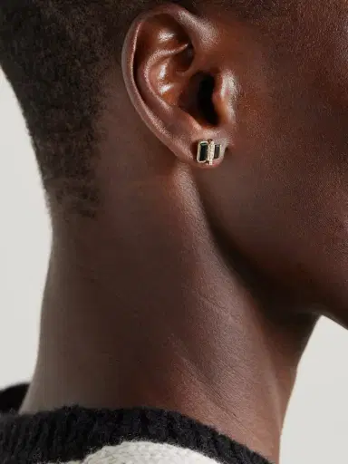 Melissa Joy Manning Cityscape 14-karat Recycled Gold, Spinel And Diamond Earrings | Thumbnail 2