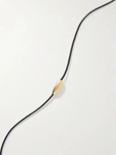 YSSO Aesop Gold-plated And Cord Necklace | Thumbnail 3 YSSO Aesop Gold-plated And Cord Necklace | Thumbnail 3