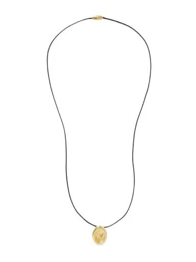YSSO Aesop Gold-plated And Cord Necklace | Thumbnail 1 YSSO Aesop Gold-plated And Cord Necklace | Thumbnail 1
