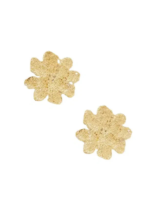 YSSO Anemone Gold-plated Earrings