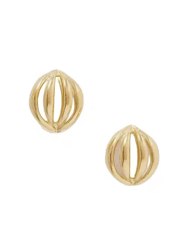 YSSO Flower Bud Large Gold-plated Earrings | Thumbnail 1 YSSO Flower Bud Large Gold-plated Earrings | Thumbnail 1