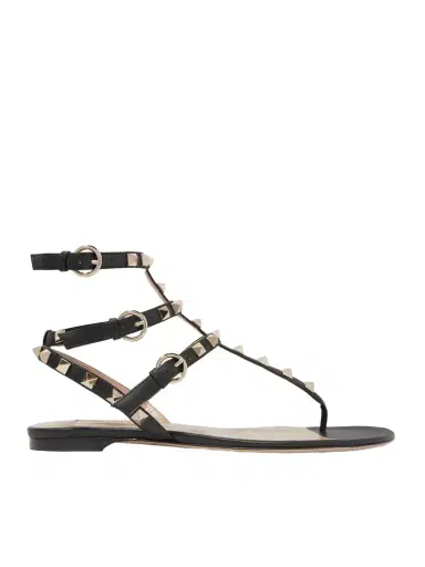 Valentino Garavani The Rockstud Leather Sandals | Thumbnail 1