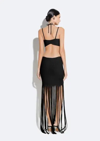 LAPOINTE Matte Viscose Cut Out Dress | Thumbnail 2