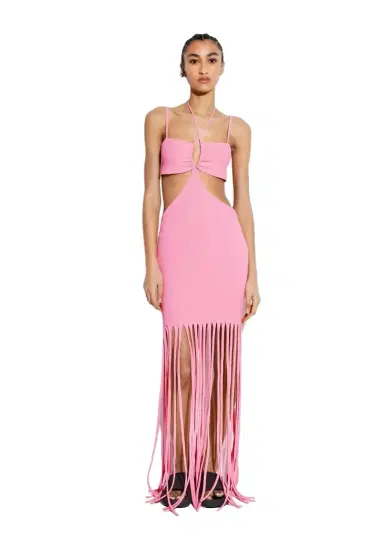 LAPOINTE Matte Viscose Cut Out Dress | Thumbnail 1