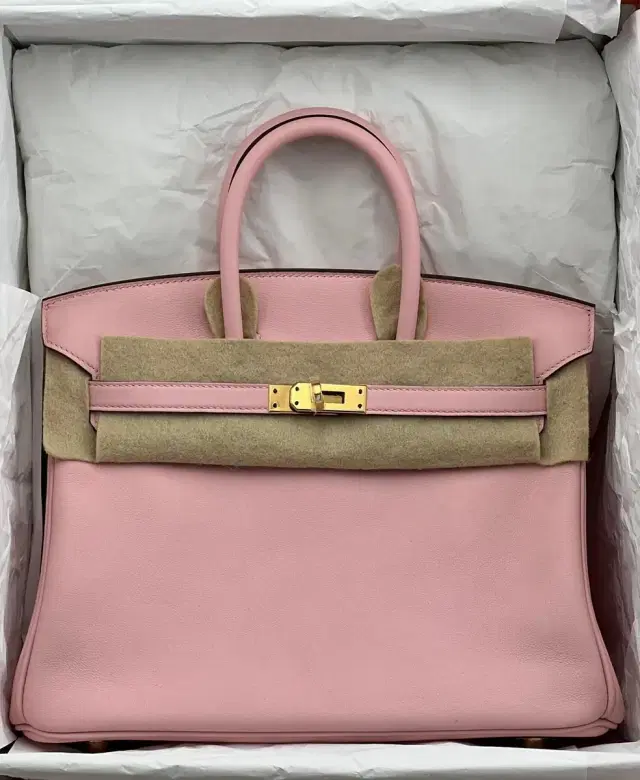hermes Hermes Birkin 25 Rose Sakura Swift Gold Hardware - Sourced