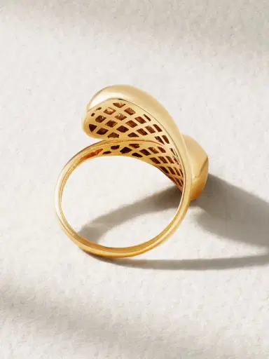 Mateo Twin Water Droplet 14-karat Gold Diamond Ring | Thumbnail 3 Mateo Twin Water Droplet 14-karat Gold Diamond Ring | Thumbnail 3