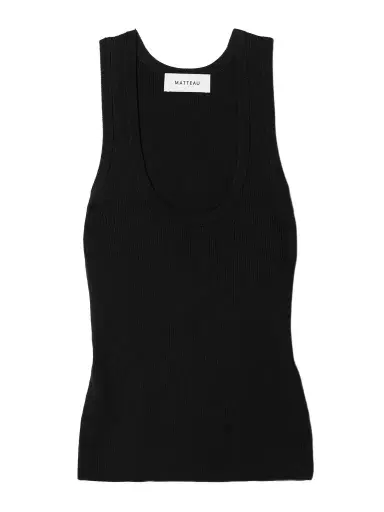 Matteau Ribbed-knit Tank | Thumbnail 1 Matteau Ribbed-knit Tank | Thumbnail 1