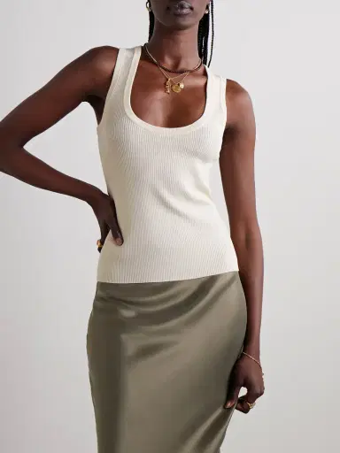 Matteau Ribbed-knit Tank | Thumbnail 3 Matteau Ribbed-knit Tank | Thumbnail 3