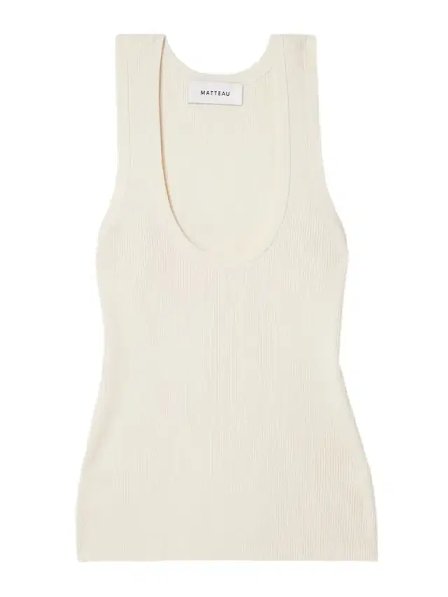 Matteau Ribbed-knit Tank