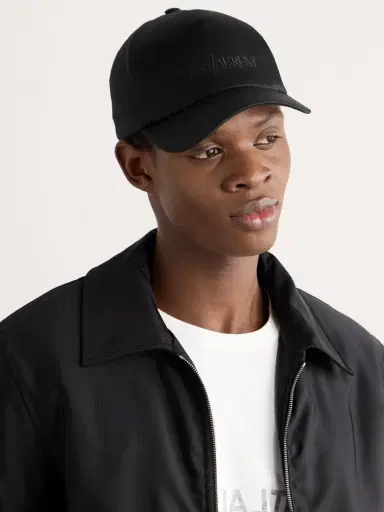 Saint Laurent Embroidered Cotton And Linen-blend Gabardine Baseball Cap | Thumbnail 6 Saint Laurent Embroidered Cotton And Linen-blend Gabardine Baseball Cap | Thumbnail 6