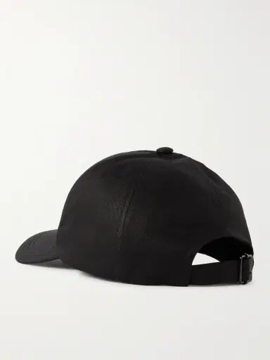 Saint Laurent Embroidered Cotton And Linen-blend Gabardine Baseball Cap | Thumbnail 7 Saint Laurent Embroidered Cotton And Linen-blend Gabardine Baseball Cap | Thumbnail 7