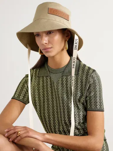 Loewe + Paula's Ibiza Appliquéd Cotton-canvas Bucket Hat | Thumbnail 2 Loewe + Paula's Ibiza Appliquéd Cotton-canvas Bucket Hat | Thumbnail 2