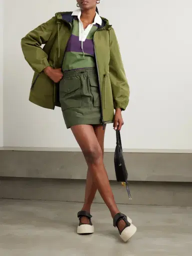 Moncler Taffeta Cargo Mini Skirt | Thumbnail 2 Moncler Taffeta Cargo Mini Skirt | Thumbnail 2