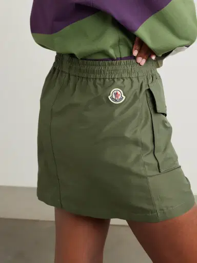 Moncler Taffeta Cargo Mini Skirt | Thumbnail 3 Moncler Taffeta Cargo Mini Skirt | Thumbnail 3
