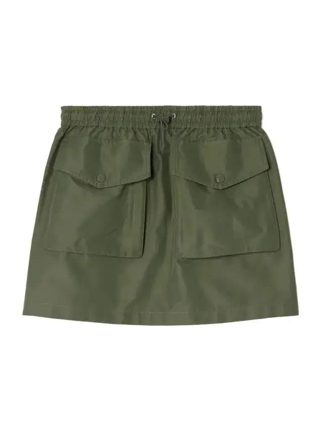 Taffeta Cargo Mini Skirt