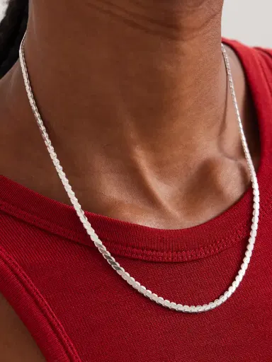 Loren Stewart Serpentine Sterling Silver Necklace | Thumbnail 2 Loren Stewart Serpentine Sterling Silver Necklace | Thumbnail 2
