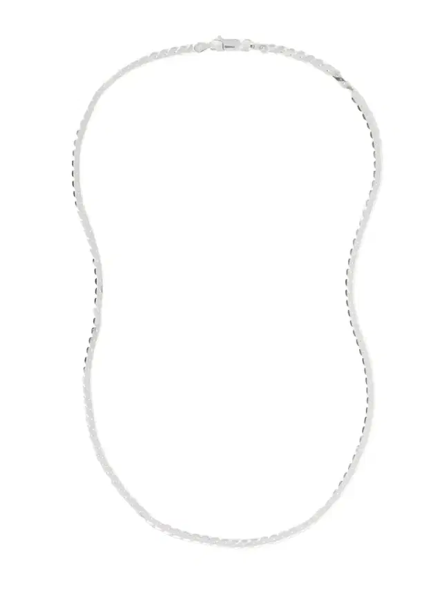 Serpentine Sterling Silver Necklace Serpentine Sterling Silver Necklace