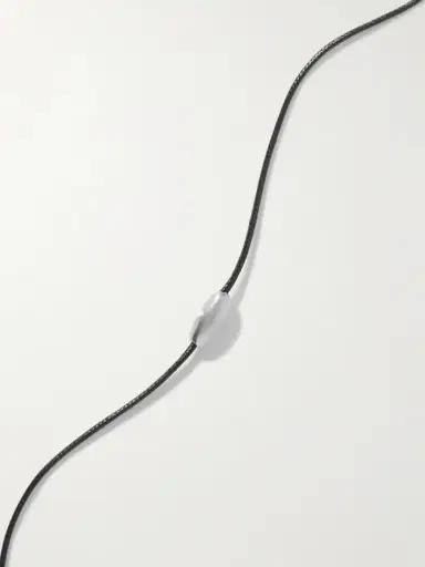 YSSO Aesop Sterling Silver And Cord Necklace | Thumbnail 3 YSSO Aesop Sterling Silver And Cord Necklace | Thumbnail 3