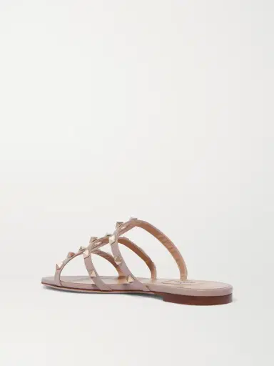 Valentino Garavani Rockstud Leather Sandals | Thumbnail 3 Valentino Garavani Rockstud Leather Sandals | Thumbnail 3