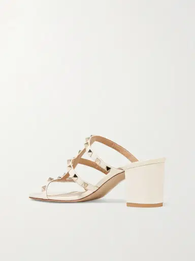 Valentino Garavani The Rockstud 60 Leather Mules | Thumbnail 3 Valentino Garavani The Rockstud 60 Leather Mules | Thumbnail 3