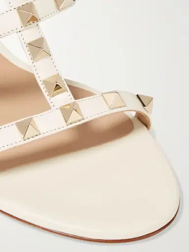 Valentino Garavani The Rockstud 60 Leather Mules | Thumbnail 4 Valentino Garavani The Rockstud 60 Leather Mules | Thumbnail 4