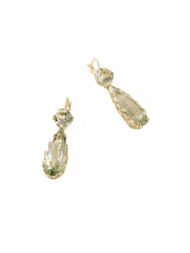 Ileana Makri Crown 18-karat Gold Amethyst Earrings | Thumbnail 1 Ileana Makri Crown 18-karat Gold Amethyst Earrings | Thumbnail 1
