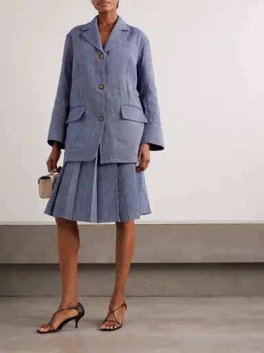 Emilia Wickstead Sira Denim Blazer | Thumbnail 2