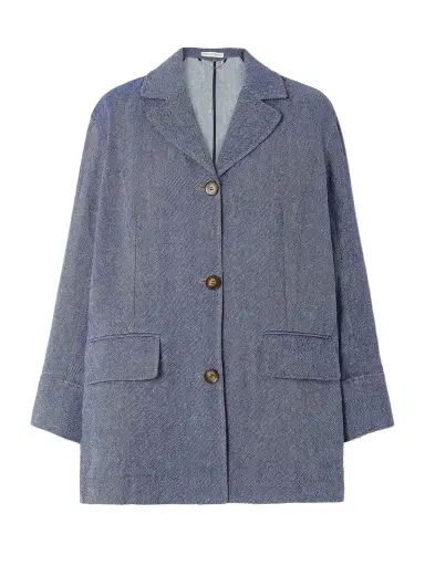 Emilia Wickstead Sira Denim Blazer | Thumbnail 1