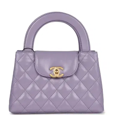 Chanel Chanel Small Kelly Shopper Light Purple Shiny Aged Calfskin Brushed Gold Hardware | Thumbnail 1 Chanel Chanel Small Kelly Shopper Light Purple Shiny Aged Calfskin Brushed Gold Hardware | Thumbnail 1