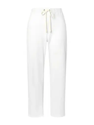 James Perse Cropped Supima Cotton-terry Track Pants | Thumbnail 1 James Perse Cropped Supima Cotton-terry Track Pants | Thumbnail 1