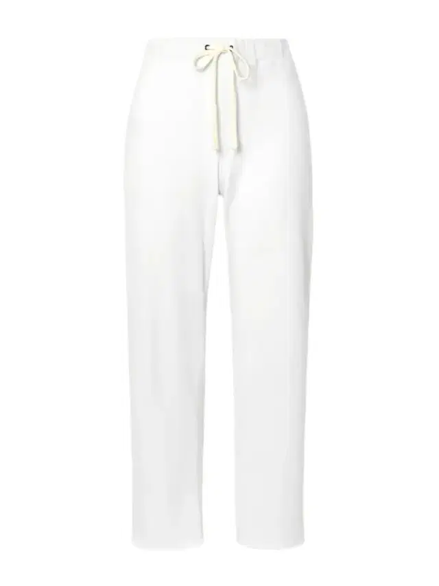 James Perse Cropped Supima Cotton-terry Track Pants