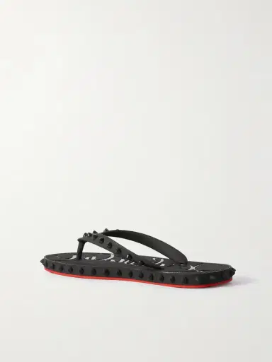 Christian Louboutin Super Loubi Studded Rubber Flip Flops | Thumbnail 3 Christian Louboutin Super Loubi Studded Rubber Flip Flops | Thumbnail 3